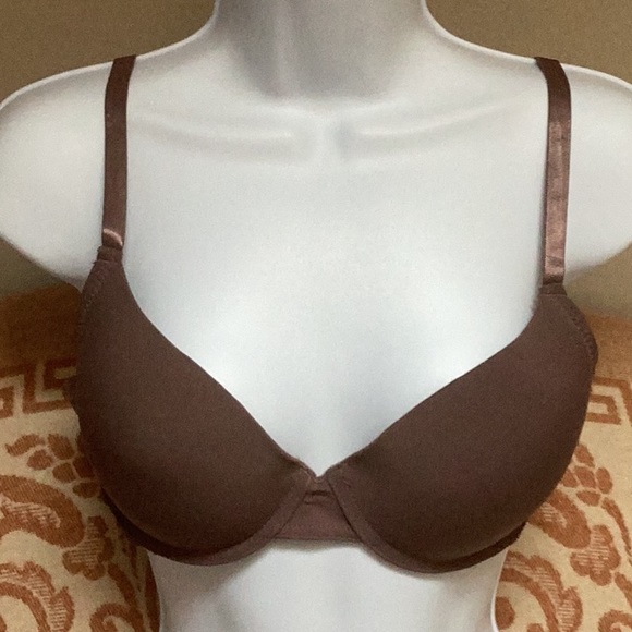 Danskin NWOT two bras 36B brown and blush beige design 3 hook T-shirt bra - Picture 3 of 10